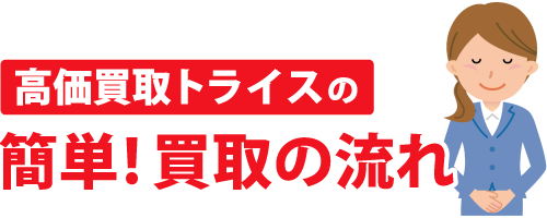 簡単！買取の流れ